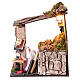 Cobbler's shop tool shed Neapolitan nativity scene 12 cm animated 25x20x20 cm s5