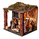 Animated Nativity of 18th-century style for 10 cm Neapolitan Nativity Scene, 20x20x20 cm s2