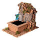 Linge qui s'égoutte avec fontaine crèche napolitaine 12 cm 20x15x20 cm s5