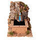 Drip tray with fountain for Neapolitan nativity scene 12 cm 20x15x20 cm s1