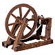 Spinning wheel for 10-12 cm Neapolitan Nativity Scene, 5x10x5 cm s3