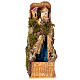 Ambientazione presepe napoletano 10-12 cm ruscello casette 30x10x20 cm s1