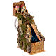 Neapolitan nativity scene setting 10-12 cm stream houses 30x10x20 cm s3