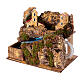 Ambientazione ruscello presepe napoletano 10-12 cm casette assortite 20x20x15 cm s4