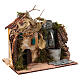 Fountain with house for 10-12 cm Neapolitan Nativity Scene, left pathway, 15x20x15 cm s3