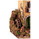Borgo presepe napoletano stile 700 mulino capanna 10 cm dimensioni 45x40x40 cm s2
