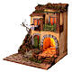 Aldeia presépio napolitano estilo XVIII século moinho cabana 10 cm 45x40x40 cm s3
