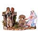 Nativity Holy Family Neapolitan nativity scene 12 cm animated manger house 15x20x10 cm s1