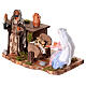 Nativity Holy Family Neapolitan nativity scene 12 cm animated manger house 15x20x10 cm s2