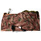 Cenário cabana porta presépio napolitano 14-16 cm musgo 20x50x25 cm s4