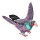 Terracotta pigeon with open wings for 12-14 cm Neapolitan Nativity Scene s3