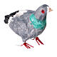 Pigeon debout terre cuite crèche napolitaine 12-14 cm s3