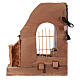 Tempio con colonna e cancello presepe napoletano 14-16 cm 45x40x40 cm s4