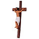 Osterkrippenszene mit Kreuzigung Jesus und Schächer, 3 Stück, Neapel, 25x15 cm s5