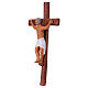 Osterkrippenszene mit Kreuzigung Jesus und Schächer, 3 Stück, Neapel, 25x15 cm s6