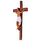 Scène crèche de Pâques napolitaine crucifixion Jésus et brigands 3 pcs 25x15 cm s7