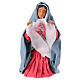 Veronica with the veil for 13 cm Neapolitan Easter Creche, terracotta figurines s1