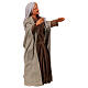 Donne sorridenti terracotta presepe pasquale Napoli 30 cm s7