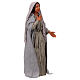Donne sorridenti terracotta presepe pasquale Napoli 30 cm s8