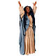 Donne sorridenti terracotta presepe pasquale Napoli 30 cm s10