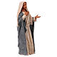 Donne sorridenti terracotta presepe pasquale Napoli 30 cm s11