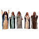 Smiling women terracotta Easter nativity Naples 30 cm s1