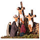 Complete Easter nativity scene with figurines 13 cm Neapolitan 110x55 cm s16