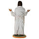 Jezus zmartwychwstały podniesione ręce, terakota, szopka wielkanocna z Neapolu h 30 cm s5