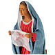 Veronica telo con volto Gesù terracotta presepe pasquale napoletano h 30 cm s2
