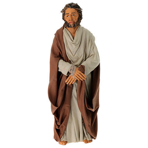 Ladrone mani legate terracotta presepe Pasquale h 30 cm 1