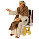 Pontius Pilate sitting on the throne for terracotta Neapolitan Easter Creche of 30 cm s3