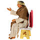 Pontius Pilate sitting on the throne for terracotta Neapolitan Easter Creche of 30 cm s5