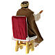Pontius Pilate sitting on the throne for terracotta Neapolitan Easter Creche of 30 cm s6