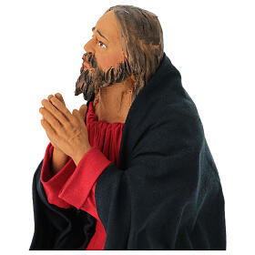 Jesús huerto de los olivos belén pascual Nápoles terracota h 30 cm