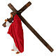 Jesus carrying the cross, terracotta statue for Neapolitan Easter Creche of 30 cm s8