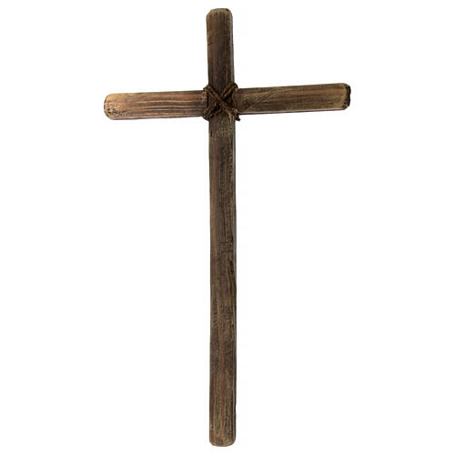 Gesù porta croce presepe napoletano pasquale terracotta h 30 cm 10