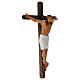 Crocifissone scena presepe napoletano pasquale terracotta 3 pz h 30 cm s9