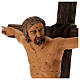 Crocifissone scena presepe napoletano pasquale terracotta 3 pz h 30 cm s12