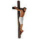 Jesus' Crucifixion, terracotta statue for Neapolitan Easter Creche of 30 cm s5