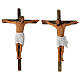 Crucifixion of the two thieves, terracotta statues for Neapolitan Easter Creche of 30 cm s1