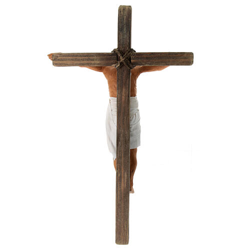 Crucifixión dos ladrones belén pascual Nápoles h 30 cm 11