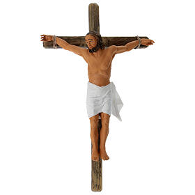 Crucificação dois ladrões presépio napolitano pascal h 30 cm