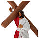 Jesus carrying the cross to Calvary, terracotta statue for Neapolitan Easter Creche of 13 cm s2