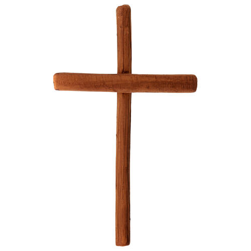 Gesù porta croce Calvario presepe pasquale Napoli terracotta h 13 cm 7