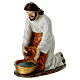 Washing of the Feet set 4 pcs Easter nativity scene 12 cm s2