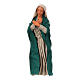 Weeping woman statue in terracotta Easter nativity scene 30 cm Naples s1