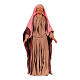 Figurine of sad woman for 30 cm terracotta Neapolitan Easter Creche s1