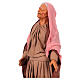 Figurine of sad woman for 30 cm terracotta Neapolitan Easter Creche s2