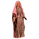 Figurine of sad woman for 30 cm terracotta Neapolitan Easter Creche s3