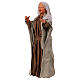 Statue femme joyeuse terre cuite crèche de Pâques napolitaine 30 cm s3